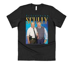 Sanfran Clothing Hitchcock & Scully Hommage Top Funny Brooklyn Nine Retro 90's Gift T-Shirt, Schwarz , L von Sanfran Clothing