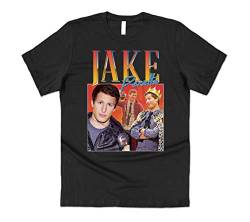 Sanfran Clothing Jake Peralta Hommage Top Lustiges Brooklyn Nine Nine Nine TV Show Retro 90er Jahre T-Shirt, Schwarz , M von Sanfran Clothing