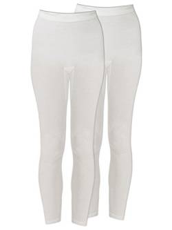 Sangora 2er Sparpack Damen Unterhose 8010770 = XXL in wollweiss-wollweiss von Sangora