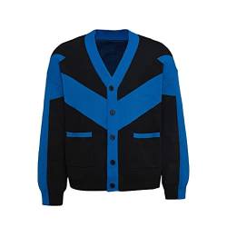 Nightwing Sweater Cardigan Mantel Strickjacke Herren Superhelden-Kostüm Halloween-Outfits von Saniplaycos