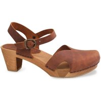 Sanita Sanita Wood Matrix Square Flex Sandal Clog von Sanita