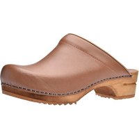 Sanita Wood-Lars Open Clog Cognac Sandale von Sanita