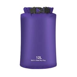 Sanmum Ultraleichte Trockenbeutel Set Leichter Roll Tasche Kompressionssack für Reisen, Outdoor und Camping (12L Lila) von Sanmum
