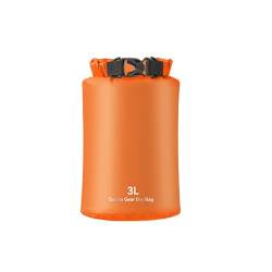 Sanmum Ultraleichte Trockenbeutel Set Leichter Roll Tasche Kompressionssack für Reisen, Outdoor und Camping (3L Orange) von Sanmum