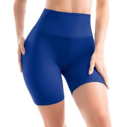 Sanpetix Radlerhose Damen, Kurze Leggings Blickdicht für Damen Marineblau 1 Pack SM von Sanpetix