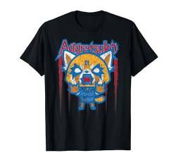Aggretsuko Rage Stripes T-Shirt T-Shirt von Sanrio