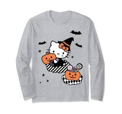 Hello Kitty Cute Witch Wizard Happy Halloween Langarmshirt von Sanrio