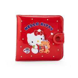 Sanrio Hello Kitty Geldbörse aus Vinyl, Rot, rot, S, Bi-Falz von Sanrio