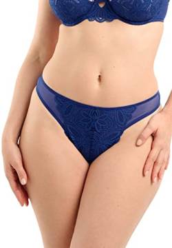 Sans Complexe Damen Attirance 30PAH11 G-String, Mazarinenblau, 44-46 von Sans Complexe