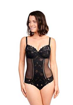 Sans Complexe Damen Body Arum, Einfarbig, Schwarz, 75C (Herstellergröße: 90C) von Sans Complexe