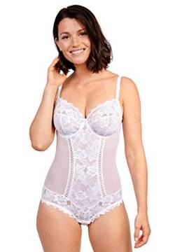 Sans Complexe Damen Body Arum, Einfarbig, Weiß, 85C (Herstellergröße: 100C) von Sans Complexe