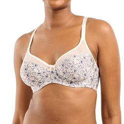 Sans Complexe Damen Complice 70AAD81 BH, Blumendruck, Elfenbein/Blau, 80C von Sans Complexe