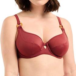 Sans Complexe Damen Elevated Basics Badeanzug, Bikinioberteil mit Bügel, Granatapfel, 70D von Sans Complexe