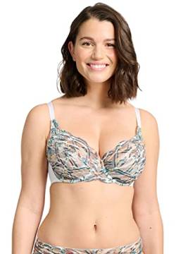 Sans Complexe Damen Elise Fantaisy 70aah62 Klassischer B gel BH, Imprime Ivoire / Bleu, 75C EU von Sans Complexe