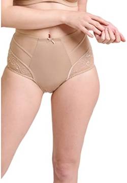 Sans Complexe Damen Perfect Elegance 62QAF62 High Höschen, Cappuccino, 46 von Sans Complexe