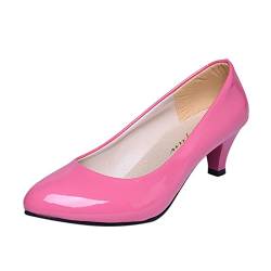 Damenschuhe Frühjahr Atmungsaktive Schnürschuhe für Damen mit dicken Absätzen, lässige Sandalen Klein Damen Schuhe Pumps von Sansee