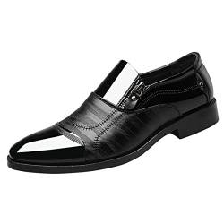 Merino Schuhe Herren Atmungsaktive Hohle Geschäfts-Freizeit-Spitzschuh im klassischen Stil Herren Schuhe Lack 43 von Sansee