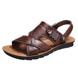 Sommer Schuhe Herren Leicht Laufen Schuhe Herren Schuhe Herren 47 Elegante Schuhe Herren Schwarz Slides Beach Fashion Herren Sandalen Atmungsaktive Outdoor Hausschuhe Schuhe Schuhe Herren (Brown, 48) von Sansee