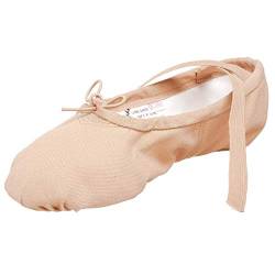 SANSHA Pro 1 Ballett-Slipper aus Canvas, Pink (Hellrosa Farbe), 36 EU von Sansha