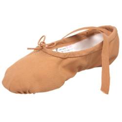 Sansha Pro 1 – Ballettschuhe aus Leinen, Brown - hautfarben - Größe: 13 XW (11 XW US Women's/9 XW US Men's) von Sansha