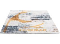 Teppich SANSIBAR "Keitum 012" Teppiche Gr. B/L: 80 cm x 150 cm, 3 mm, 1 St., bunt (goldfarben, multi) Esszimmerteppiche von Sansibar