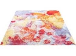 Teppich SANSIBAR "Keitum 013" Teppiche Gr. B/L: 80 cm x 160 cm, 3 mm, 1 St., bunt (multicolor) Esszimmerteppiche Flachgewebe, modernes Design von Sansibar