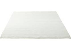Wollteppich SANSIBAR "Hörnum" Teppiche Gr. B/L: 70 cm x 140 cm, 12 mm, 1 St., beige (naturweiß) Esszimmerteppiche Handweb Teppich, meliert, reine gewalkte Wolle, handgewebt von Sansibar