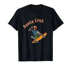 Vintage Santa Cruz California Epic Skelett Skateboarder T-Shirt von Santa Cruz California