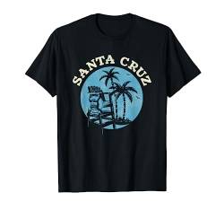 Santa Cruz CA California Surfboard T-Shirt von Santa Cruz City, Surf & Retro Vintage Motive