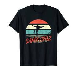 Santa Cruz CA California T-Shirt von Santa Cruz City, Surf & Retro Vintage Motive