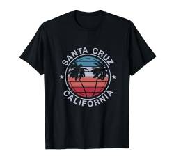 Santa Cruz CA Retro 70s 80s T-Shirt von Santa Cruz City, Surf & Retro Vintage Motive