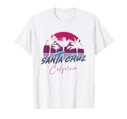 Santa Cruz CA Retro Vaporwave 80s 90s T-Shirt von Santa Cruz City, Surf & Retro Vintage Motive