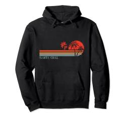 Santa Cruz California Retro Vintage Sunset Beach 70er 80er Pullover Hoodie von Santa Cruz Retro Vintage Designs