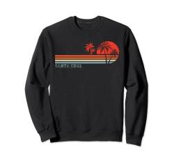 Santa Cruz California Retro Vintage Sunset Beach 70er 80er Sweatshirt von Santa Cruz Retro Vintage Designs