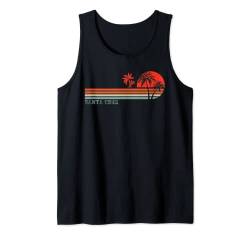 Santa Cruz California Retro Vintage Sunset Beach 70er 80er Tank Top von Santa Cruz Retro Vintage Designs