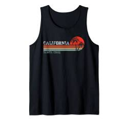 Santa Cruz California Retro Vintage Sunset Beach 70er 80er Tank Top von Santa Cruz Retro Vintage Designs