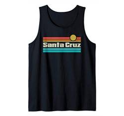 70er 80er CA Retro Retro Sunset Santa Cruz Tank Top von Santa Cruz Retro Vintage T Shirt 70s Surf Wear