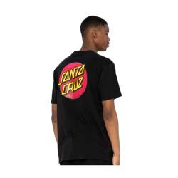 SANTA CRUZ Herren S/S T-Shirt Classic Dot Skate T-Shirt, Schwarz, Klein von Santa Cruz