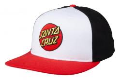 Santa Cruz Classic Dot Cap White/Black/red One Size von Santa Cruz