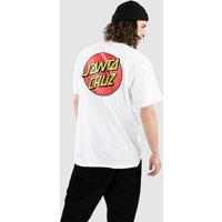 Santa Cruz Classic Dot Chest T-Shirt white von Santa Cruz