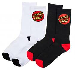 Santa Cruz Herren Socken Classic Dot 2Pk Socks von Santa Cruz