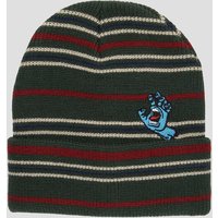 Santa Cruz Screaming Mini Hand Stripe Beanie sage stripe von Santa Cruz