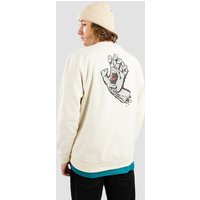 Santa Cruz Screaming Party Hand Crew Sweater unbleached cotton von Santa Cruz