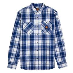 Santa Cruz Shirt Apex L/S Hemd Herren Blue Check, M von Santa Cruz