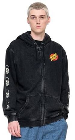 Santa Cruz Street Creep Hand Ziphoodie Herren Jacke schwarz XXL von Santa Cruz