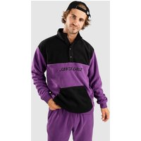 Santa Cruz Strip Logo Polar Fleece Pullover grape von Santa Cruz