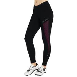 Santic Fahrradhose Damen Gepolstert Lang Radhose Damen Lang Radle rhose Damen Gepolstert Violett XXXL von Santic