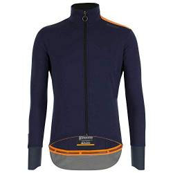 Santini Vega Xtreme Winterjacke Herren Nautic Blue Größe M 2020 wasserdichte Jacke von Santini