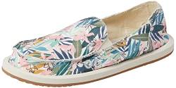 Sanuk Damen Donna Tropical Slipper, rosa/grün, 39 EU von Sanuk