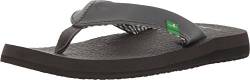 Sanuk Damen Yoga Mat Flip Flop, Dunkelgrau, 39 EU von Sanuk